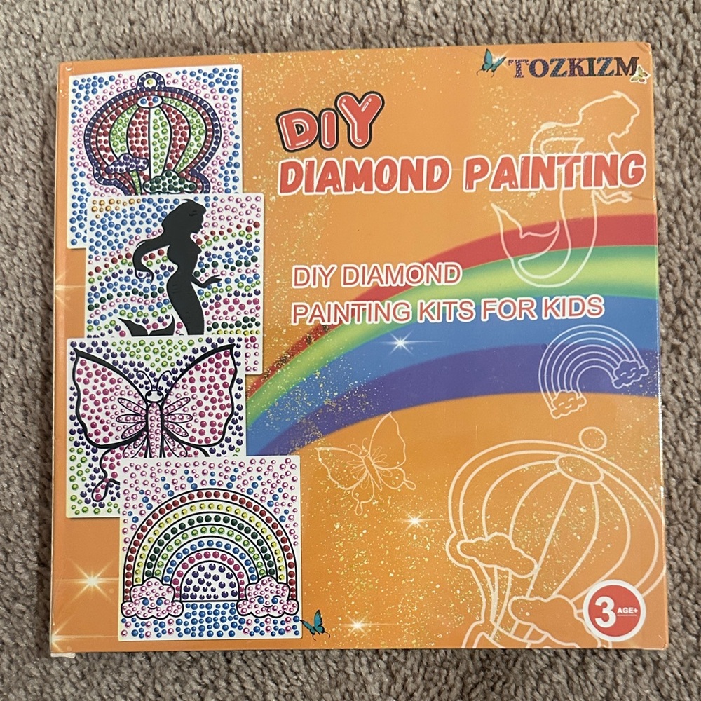 DIY Diamond Painting Kit for Kids - Colorful Art Set